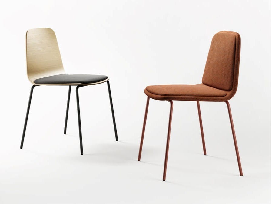 Деревянный стул с мягким сиденьем TREKU Bisell ARCH-00040532 - Вид №3