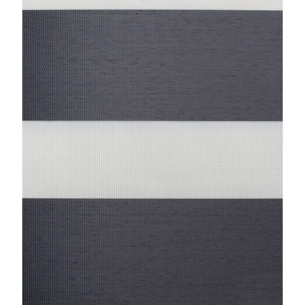 Штора рулонная день-ночь Madrid 70x160 см графит MIAMOZA Коллекция 2024г STLM-2007561 - Вид №2