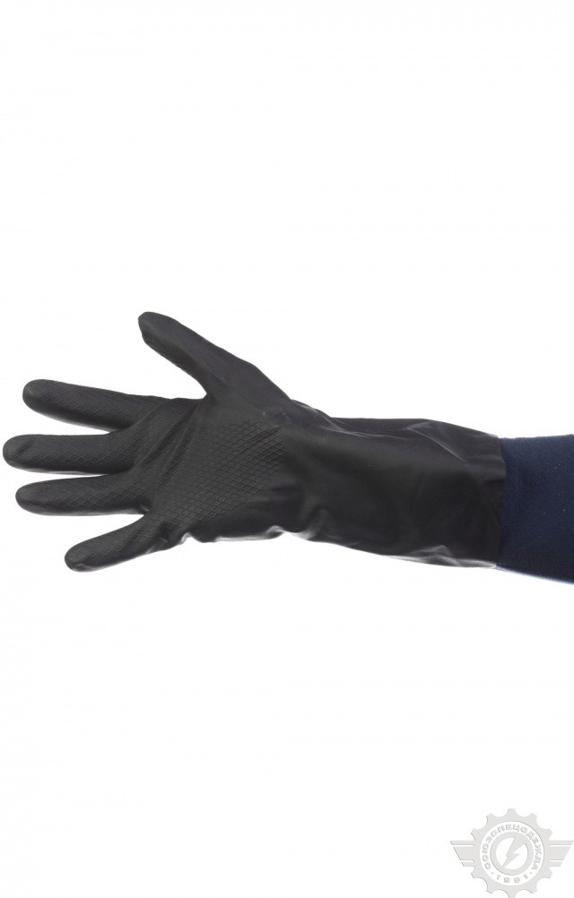 59363 Перчатки резино-технические КЩС 1-й тип  Средства защиты рук  размер Спецодежда  - Вид №1