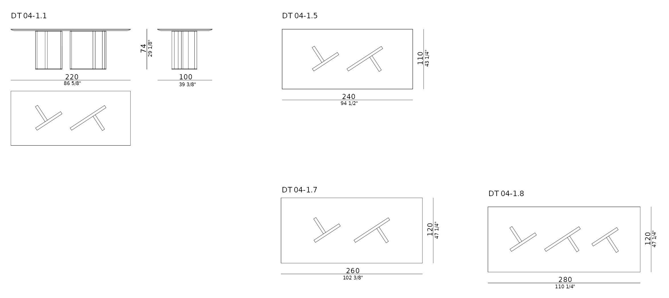 Прямоугольный обеденный стол CASA Италия ARCH-00016806 - Вид №3