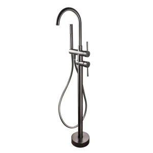 91680739 Смеситель для ванны Maxonor pure life Pl3087-9 PL3087-9 однорычажный с душевой лейкой цвет графитовый STLM-1495355