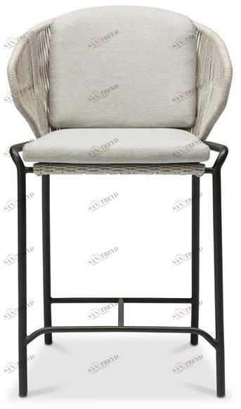 MANUTTI Высокий металлический табурет с подлокотниками Radius Bs69 - bs70
