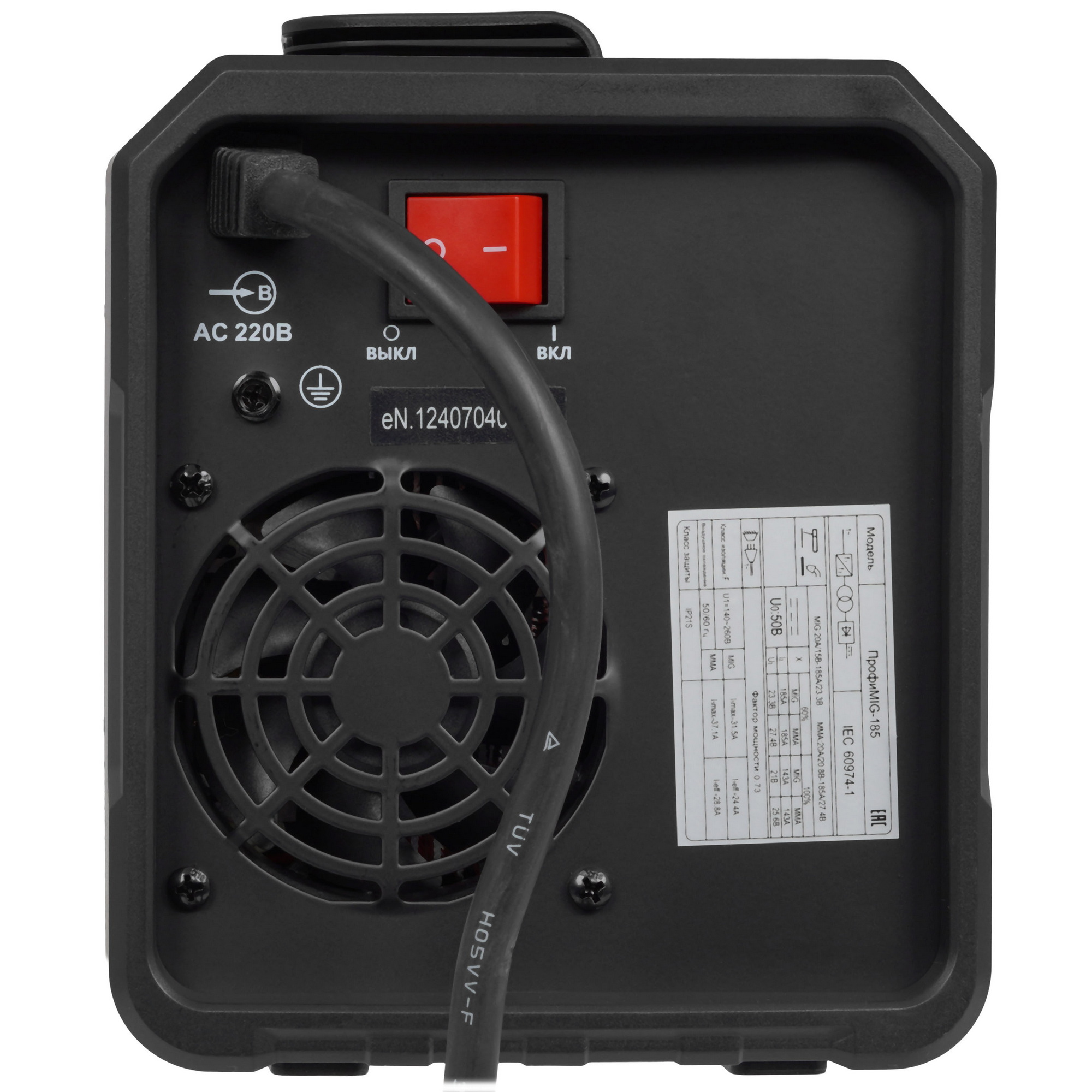 Сварочный аппарат Edon ПрофиMIG-185 5625335 STDN-0065089 - Вид №6