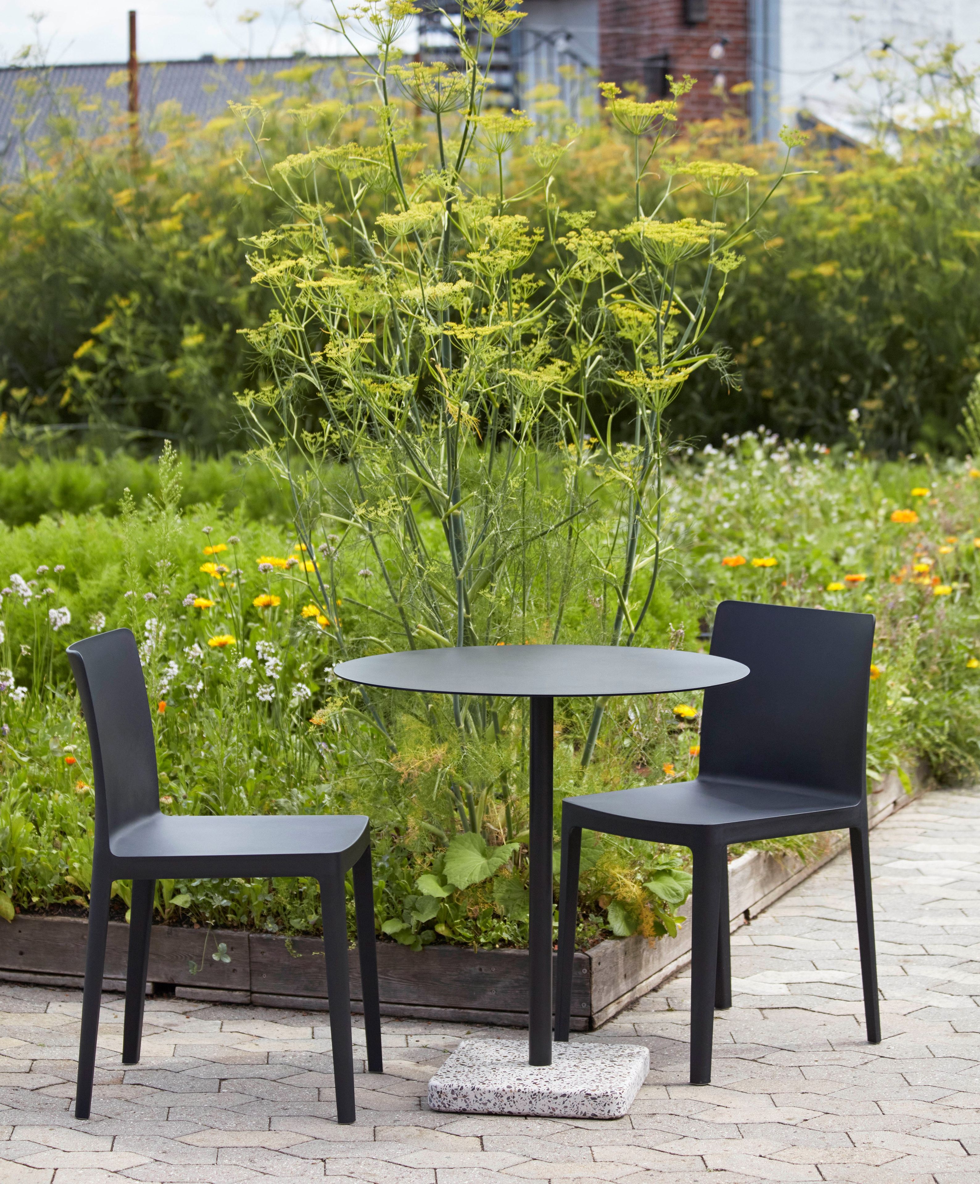 Круглый стальной стол с порошковым покрытием Hay TERRAZZO ARCH-00116097 - Вид №7