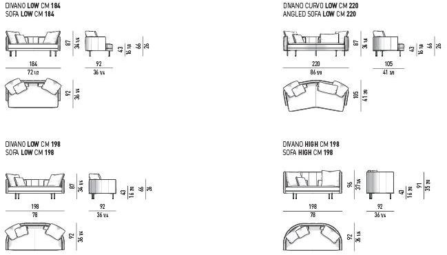 Minotti Кожаный диван Torii sun-id-1346202 - Вид №3