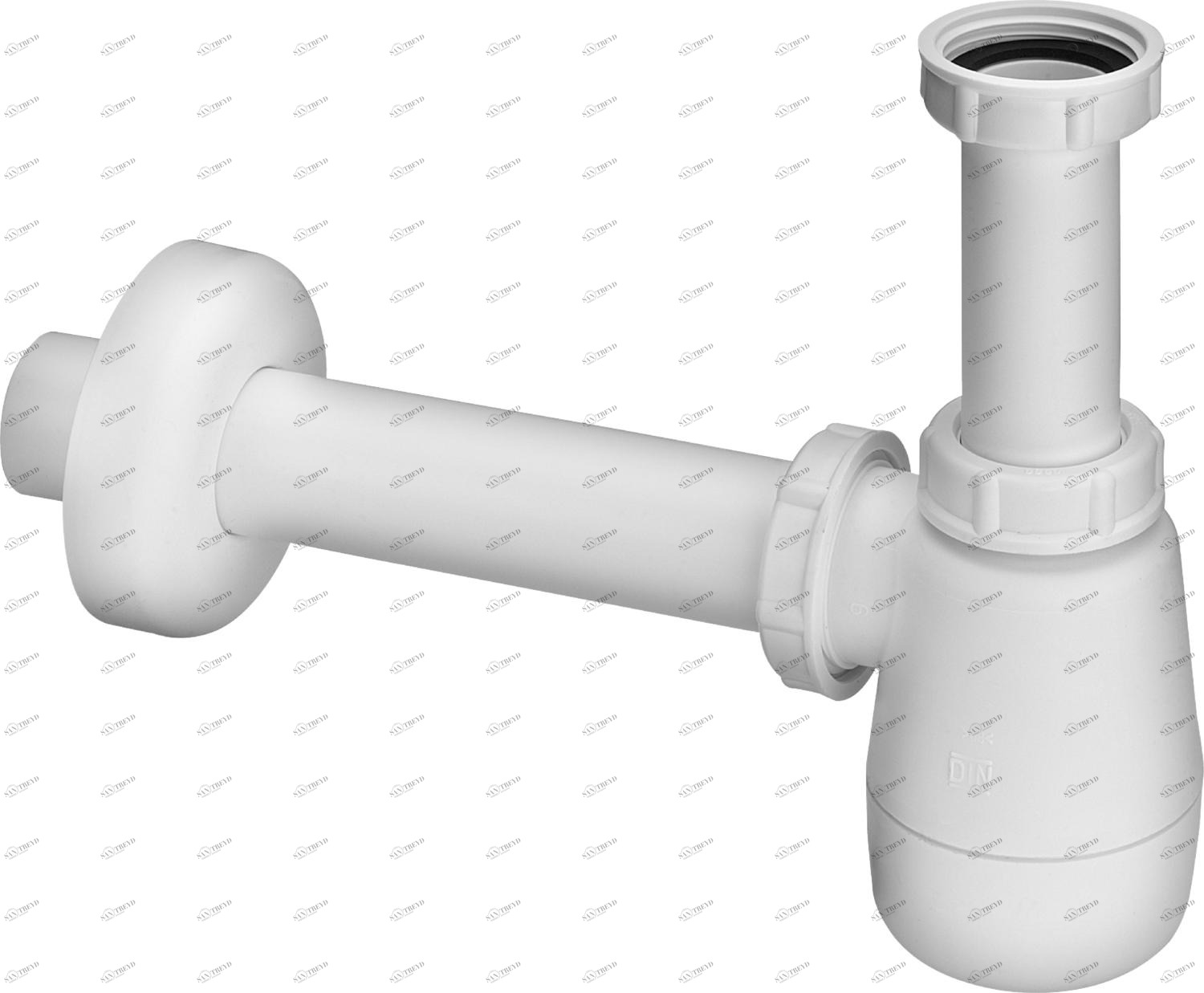 Канализационная арматура  Сифоны для умывальников и биде  Трапы для биде VIEGA 120 337 Модель 5555K 