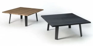 Moroso Квадратный журнальный столик из дуба Il naturale