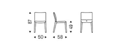 Кожаный стул Cattelan italia PENELOPE ARCH-00099321 - Вид №10