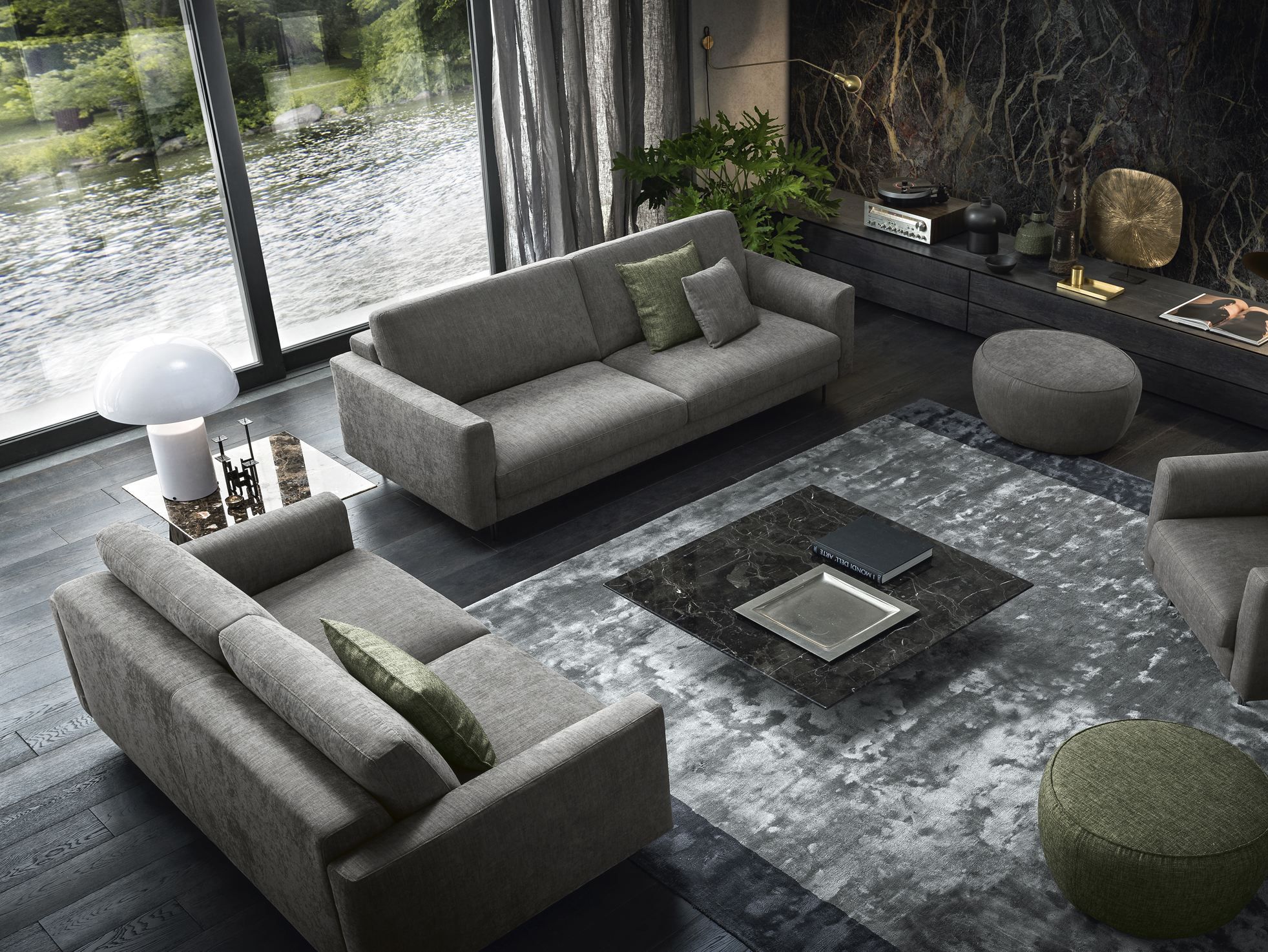 3-местный тканевый диван Felis Softliving ARCH-00107530 - Вид №2