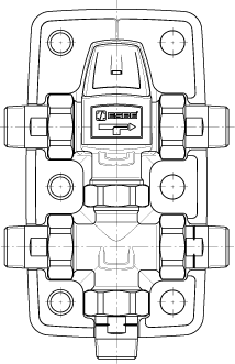 3140 02 00 VTR322Ротационные приводы » Esbe серии VTR300, VTR 500  - Вид №1