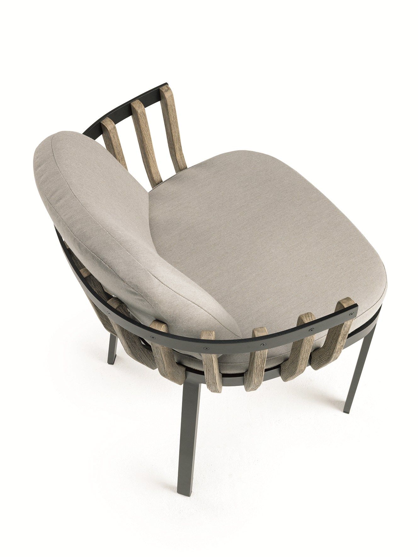 Стул для сада из тикового дерева с подлокотниками Ethimo ARCH-00131586 - Вид №9