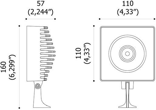 Aldabra Регулируемый алюминиевый светодиодный проектор для улицы sun-id-1434507 - Вид №1