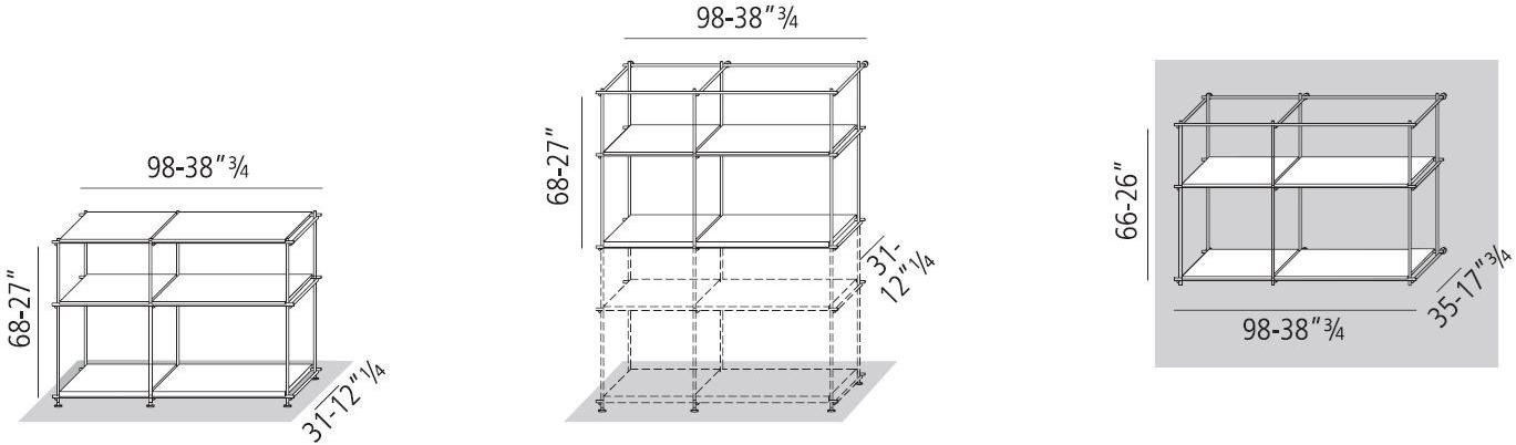 Vibieffe Модульный книжный шкаф из дуба E_spirit book sun-id-1406305 - Вид №8