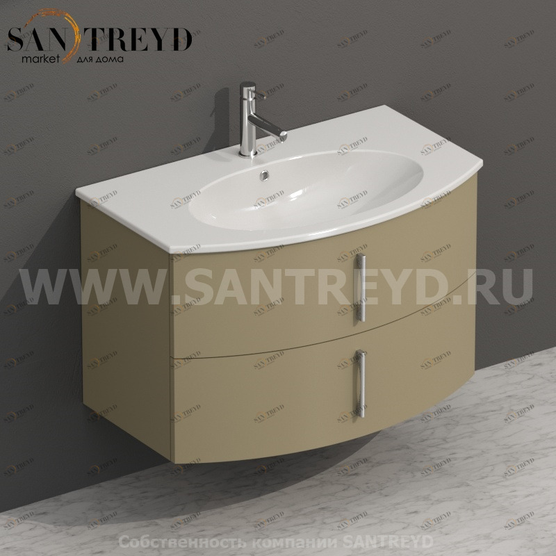 MDMC80Y135 Тумба с двумя ящиками 78 см коричневая Globo 4ALL Италия Ceramica Globo