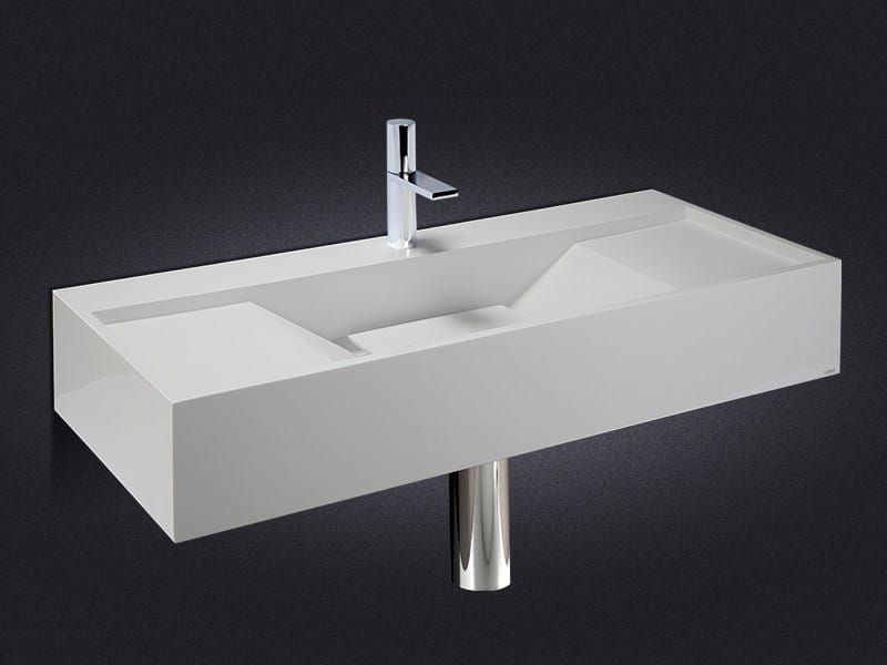 Прямоугольная подвесная раковина из смолы Vallvé SIDES ARCH-00066522 - Вид №1