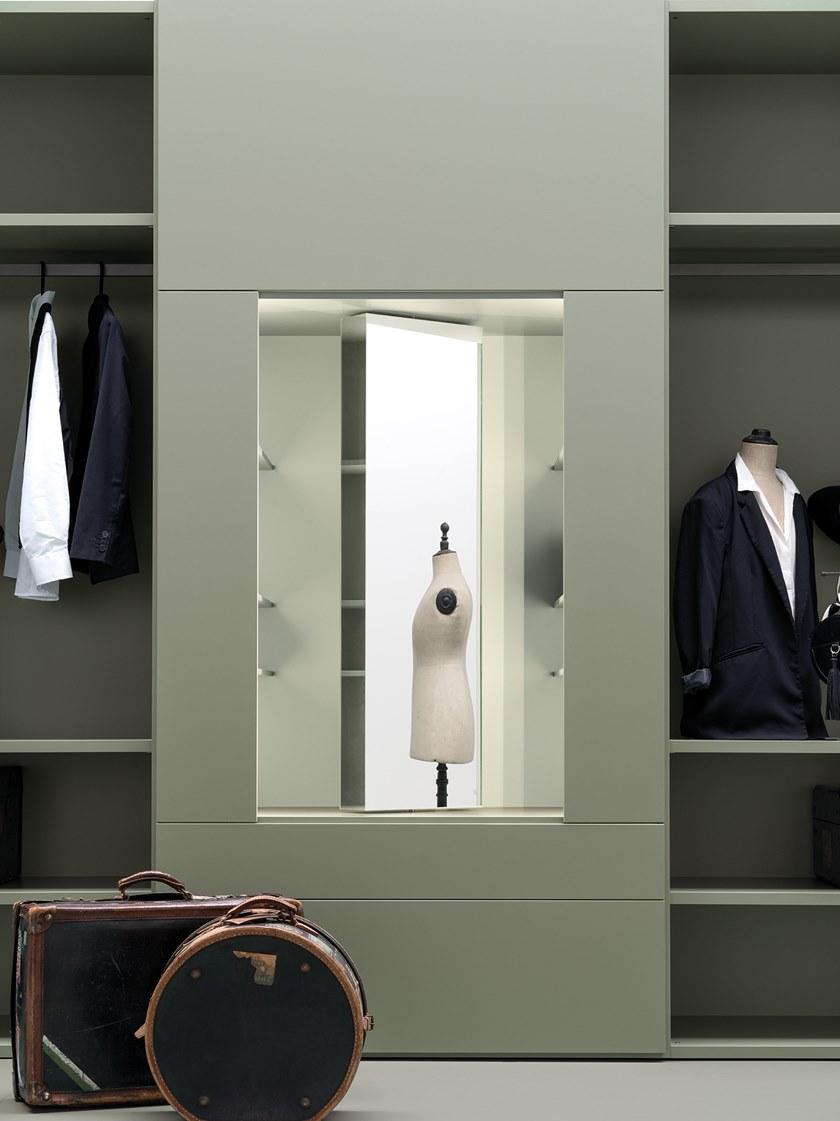 Caccaro Гардероб с вращающимся зеркалом и вешалкой для одежды Roomy sun-id-1449629 - Вид №6