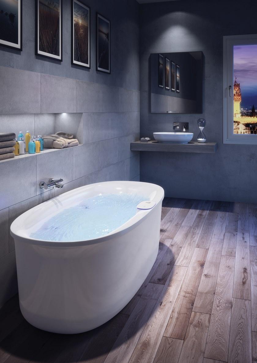 Jacuzzi® Отдельностоящая акриловая ванна с гидромассажем Arga® sun-id-1493371 - Вид №3