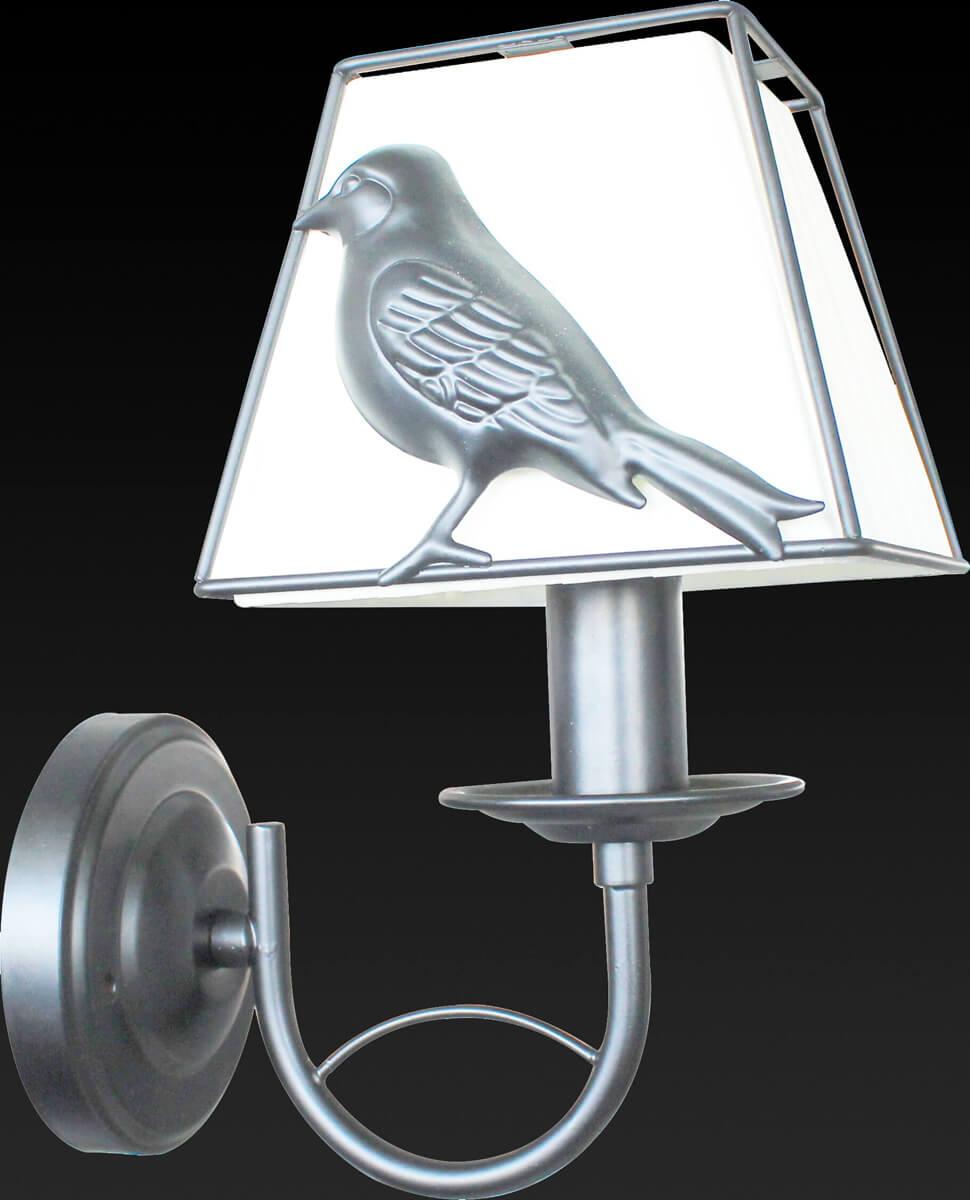 Бра металлическое с абажуром белое Donna TL7510B-01BL TOPLIGHT DONNA 00-3930274 Белый;серебро  - Вид №2