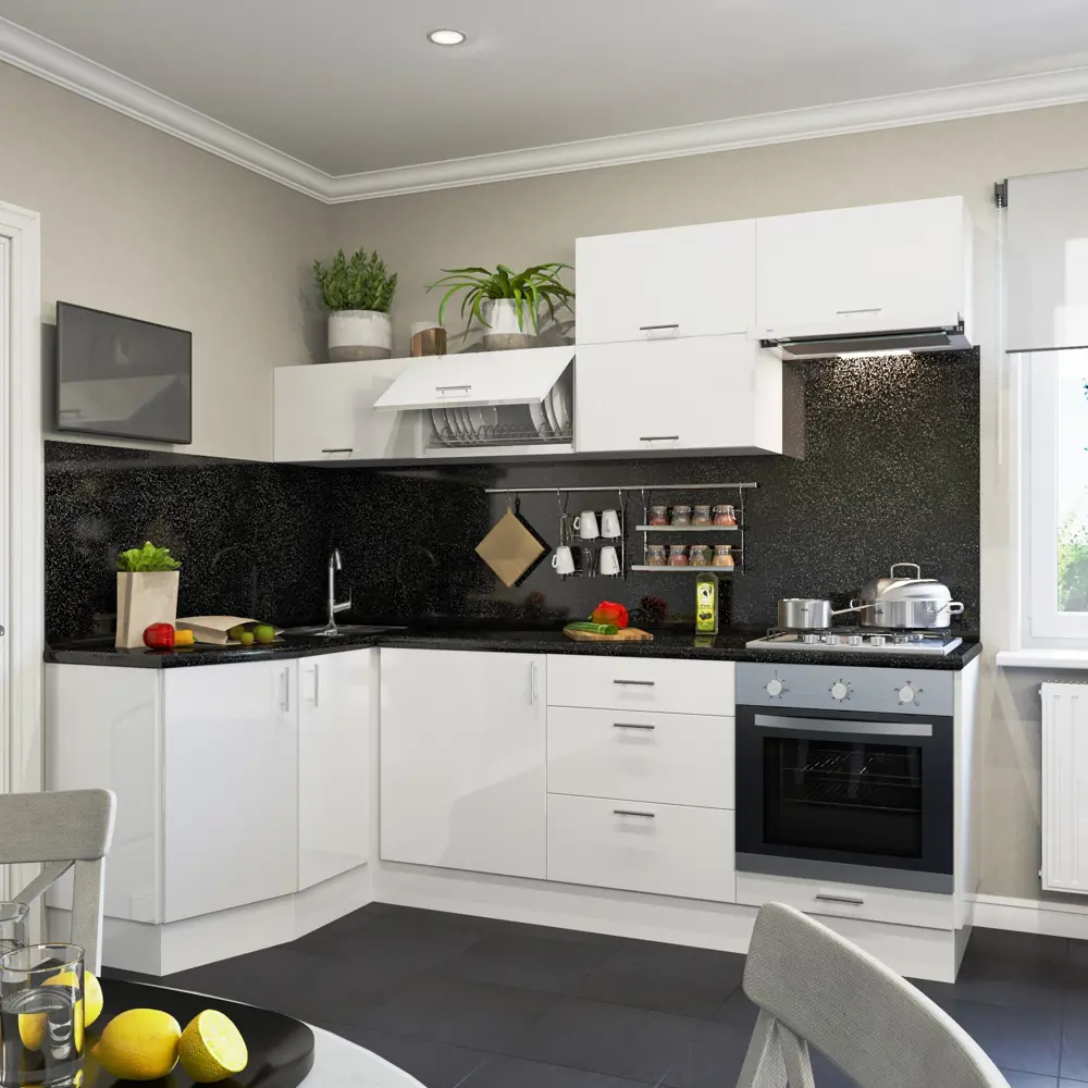 Двери для шкафа Delinia «Айс» 40x15 см, ЛДСП, цвет белый, 3 шт STLM-2038336 - Вид №2