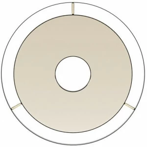Laskasas Круглое зеркало с настенной рамой  Lk6216