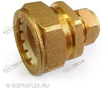 Муфта с уменьшением труба-труба 25*15мм Flexible hose Россия BRS25*15