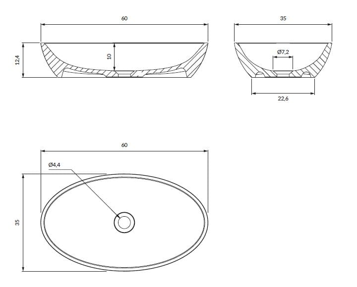 Столешница из композитного материала OMNIRES Siena M+ ARCH-00114473 - Вид №8