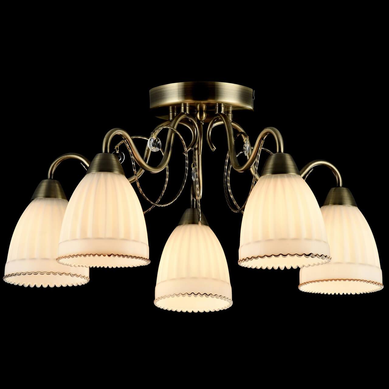 Потолочная люстра Freya Letizia FR2757-PL-05-BZ FREYA LETIZIA 184034 Белый - Вид №3