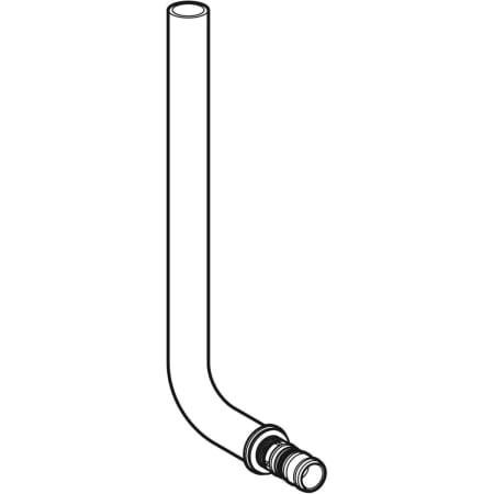 611.249.22.5 Подводка к радиатору Geberit Mepla 90° Geberit  - Вид №1