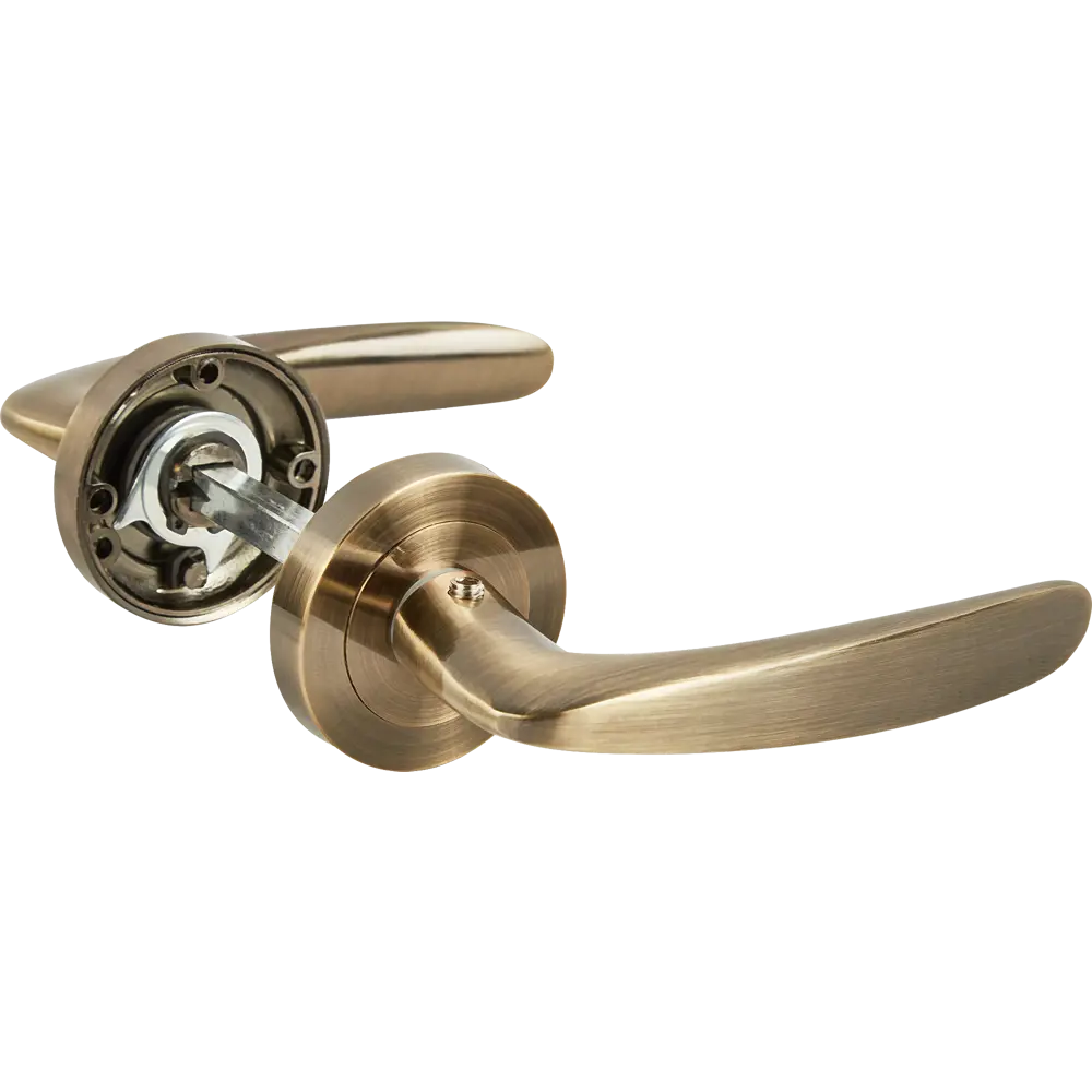 Дверные ручки PUNTO Petra бронза для межкомнатных и входных дверей 85202871 STLM-0059831