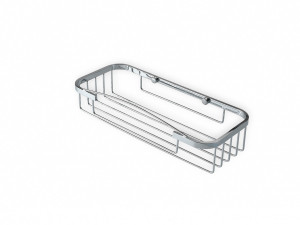 872(08) Stil Haus, решётка в ванную 1-уровневая прямоугольная, длина 28,5 см, цвет хром