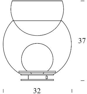 FontanaArte Настольная лампа / стеклянная ваза sun-id-1395774 - Вид №5