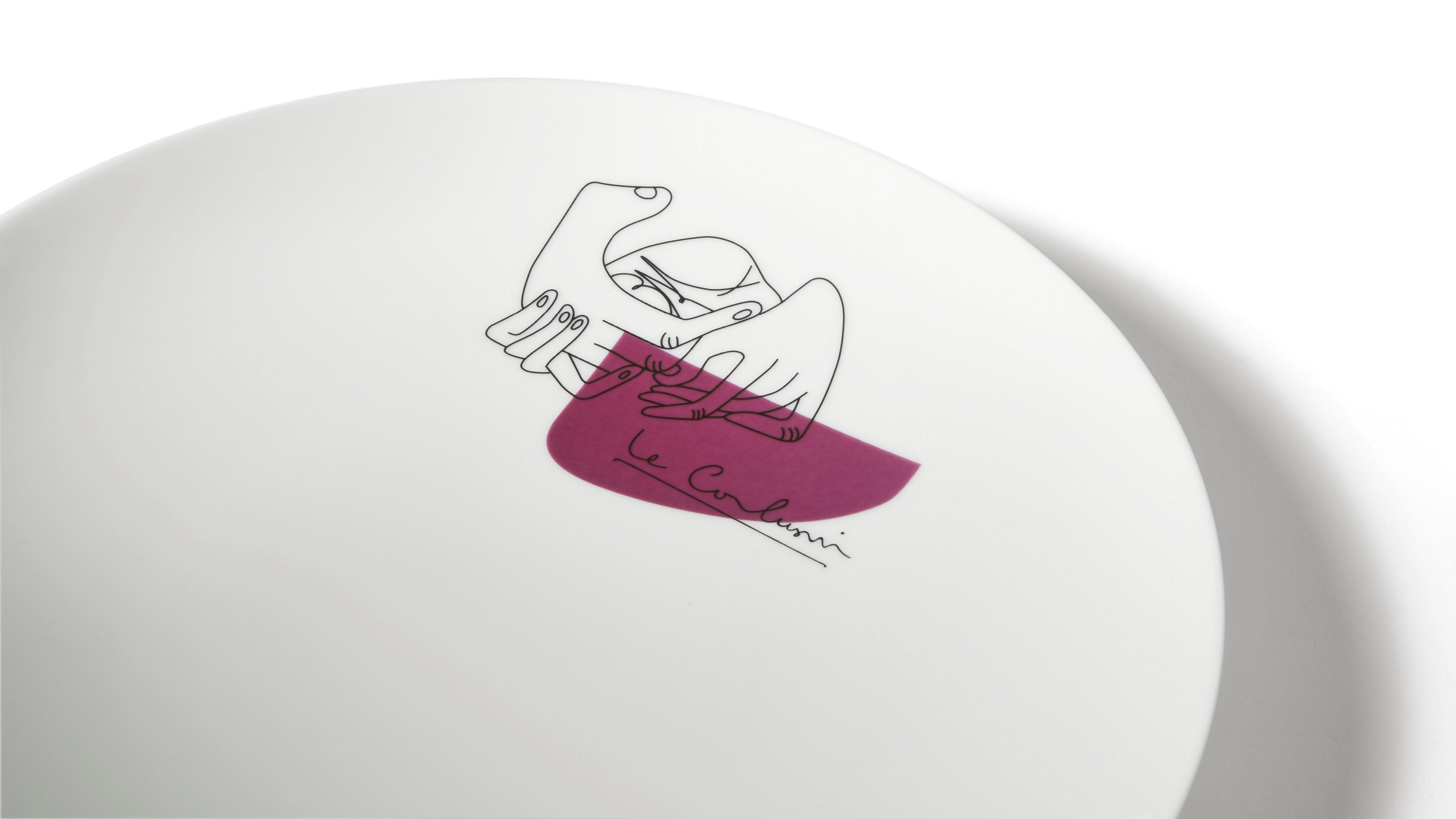 Набор фарфоровых кофейных чашек с блюдцем CASSINA Gnr Service Prunier ARCH-00009042 - Вид №9