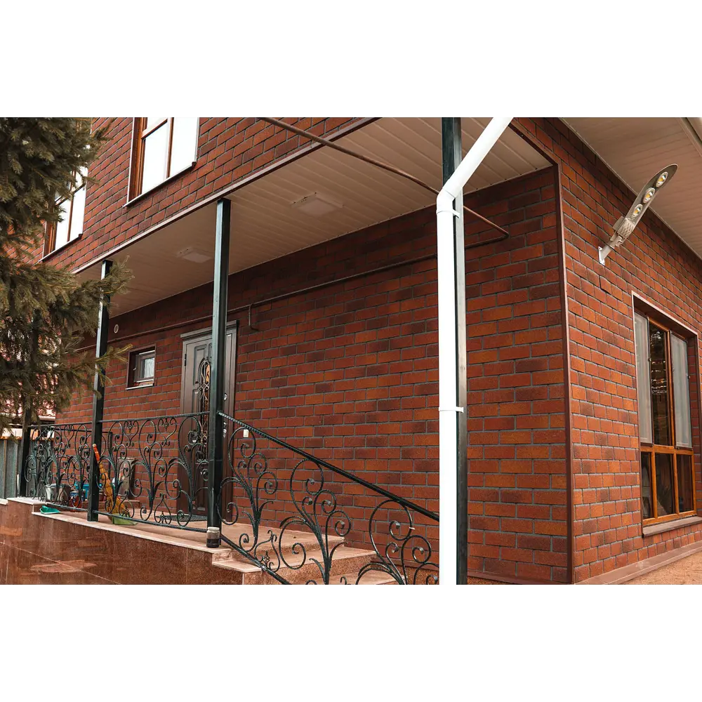 Фасадная плитка ТЕХНОНИКОЛЬ HAUBERK терракотовый кирпич для облицовки 18734715 STLM-0012272 - Вид №7