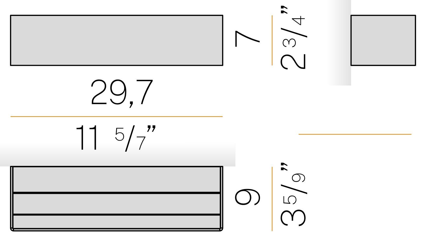 Алюминиевый светодиодный настенный светильник Panzeri Toy S ARCH-00114410 - Вид №7
