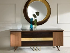 Rozzoni Комод из черного дерева Ambra