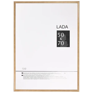 Рамка Lada 50x70 см пластик цвет белый/дуб 85947342 STLM-2013589