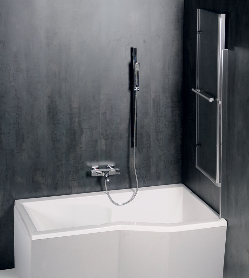 37127 Душевое ограждения на борт вынны Polysan Чехия Odessa - Вид №1