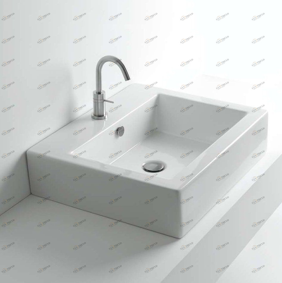 41860 Накладная раковина на столешницу  овальная Santreyd 