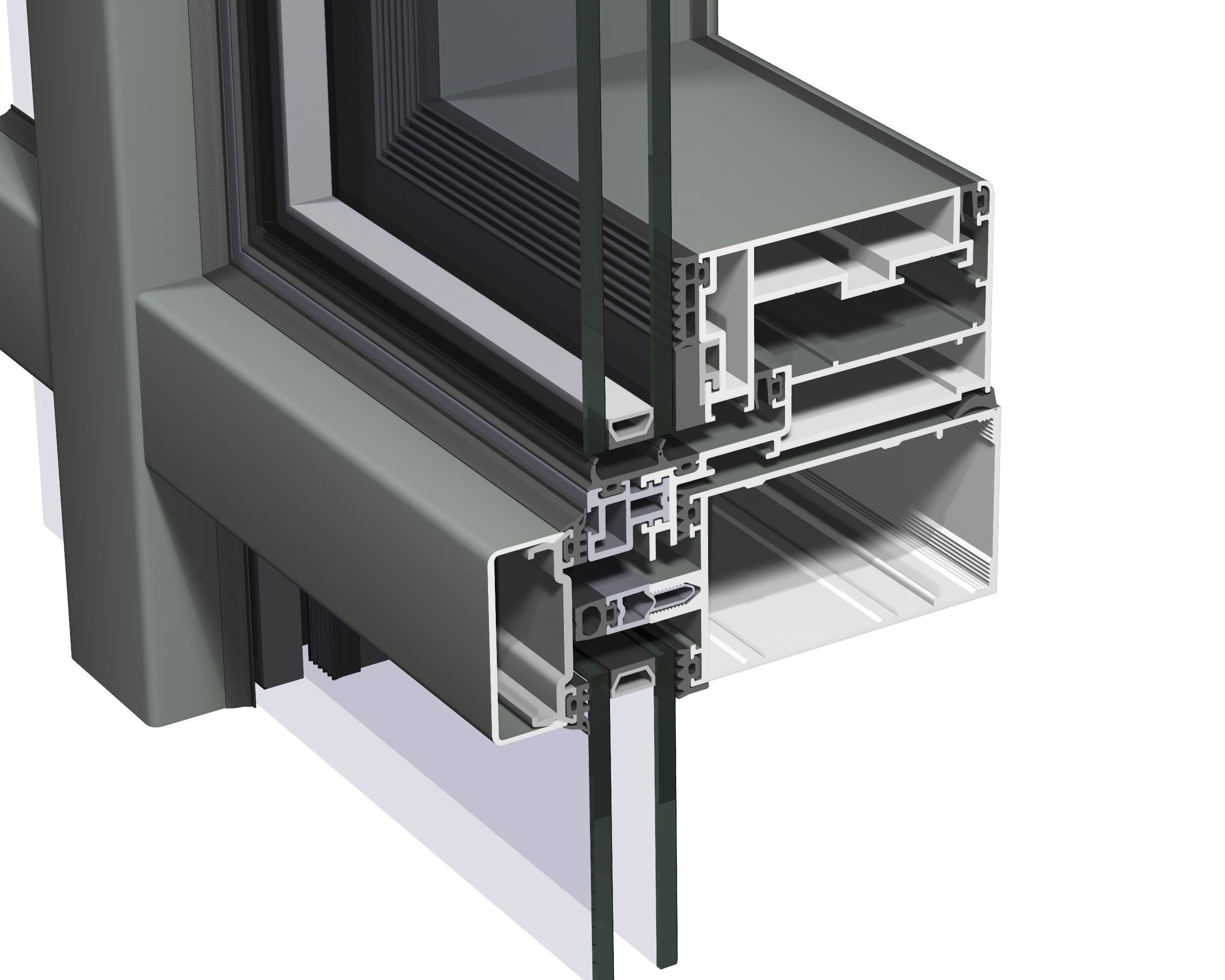 Система навесной стены Reynaers Aluminium ConceptWall ARCH-00053847 - Вид №11