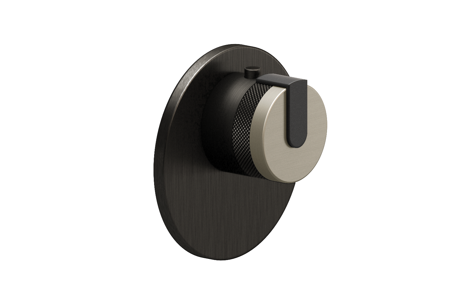 E-8027-R1SN-L1BK-BOX-T Термостатический переключатель 3/4-Внешняя часть GRAFF MOD+