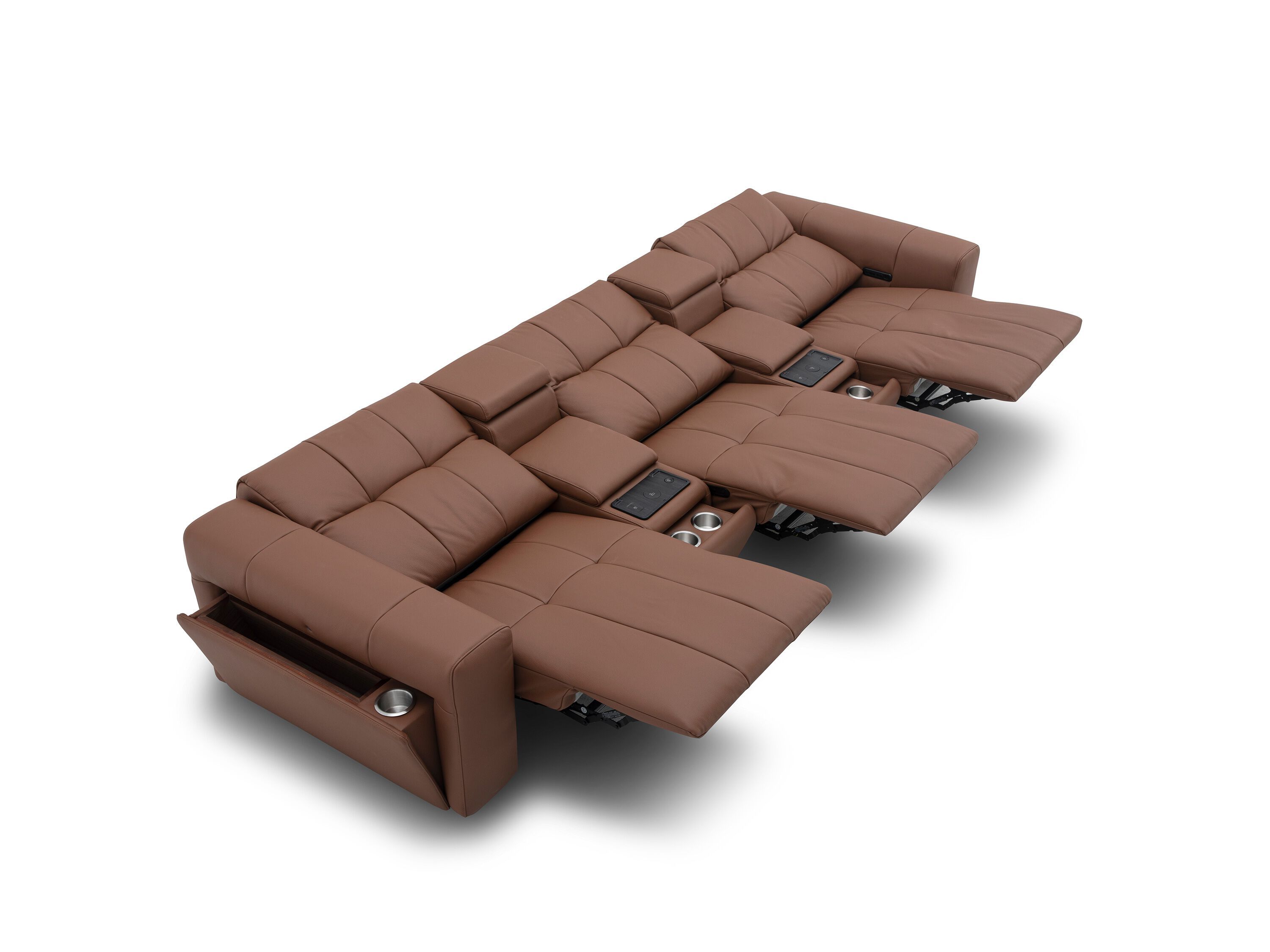 Кожаный диван с электроприводом на 3 места CAMPO DE' FIORI 5360 ARCH-00073532 - Вид №3
