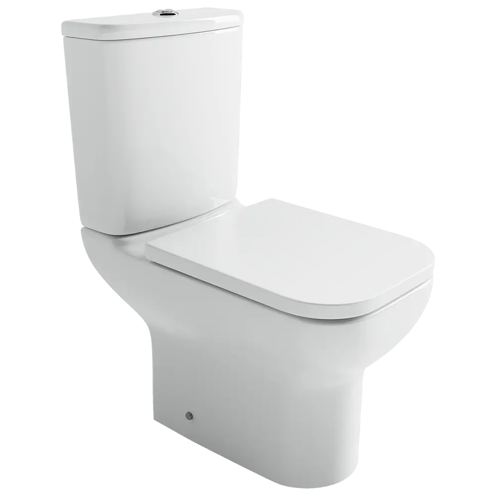 Унитаз-компакт Flo Square безободковый сиденье с микролифтом двойной смыв цвет Santreyd STLM-2064416