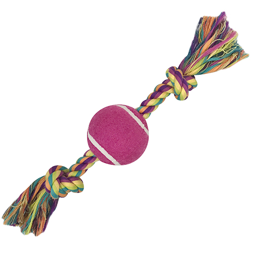 ПР0048487 Игрушка для собак Dogicorn Теннисный мяч на канате 24 см CHOMPER  - Вид №1