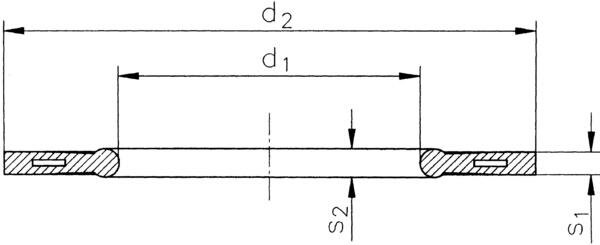 SANIT 313525511 Прокладка, SDR 11, EPDM, со стальной вставкой  - Вид №1