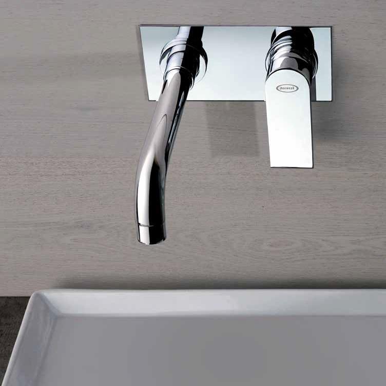 0TI00497JA03 Twilight Встраиваемый смеситель для раковины с пластиной, излив 190-215 мм., хром Jacuzzi - Вид №3