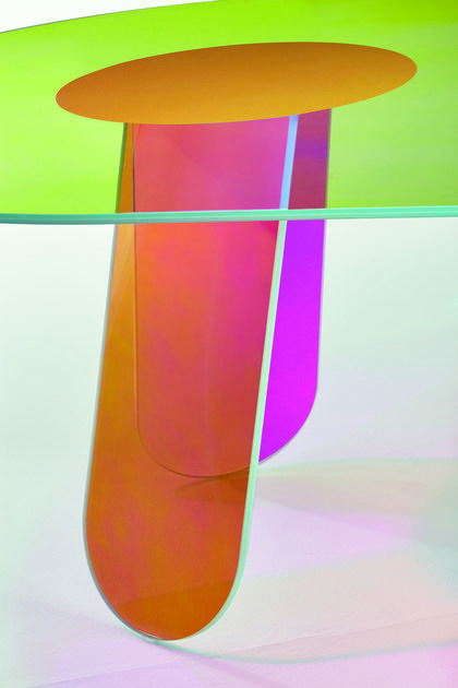 Glas Italia Овальный хрустальный стол Shimmer sun-id-1388029 - Вид №1