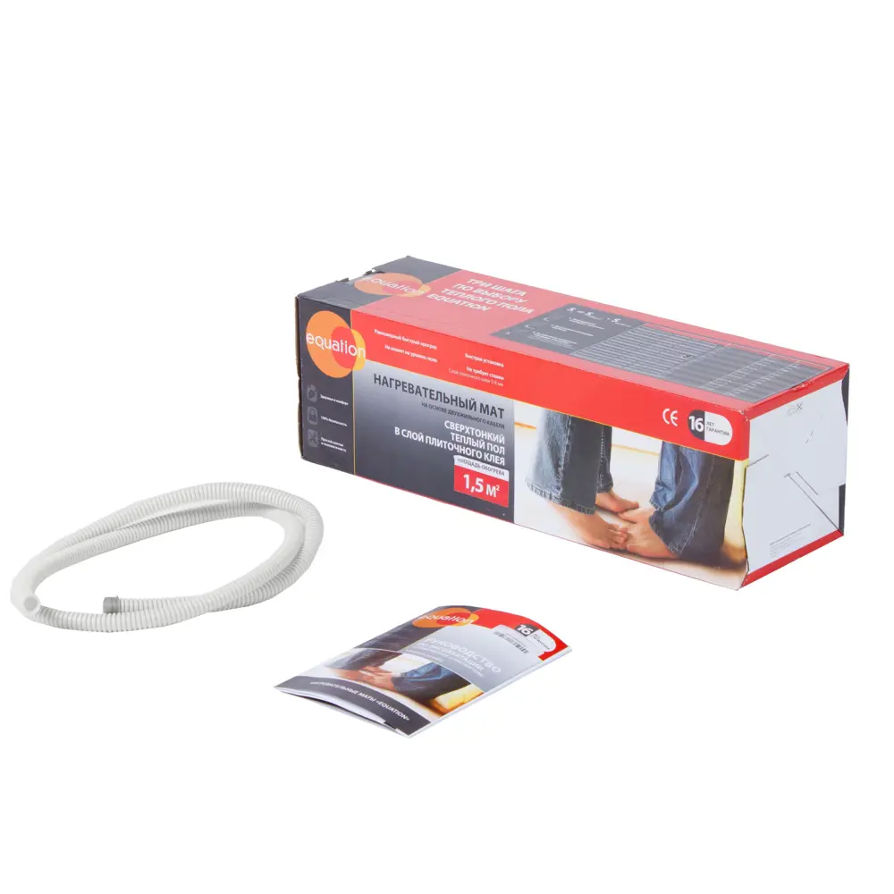Нагревательный мат для теплого пола Equation 1.5 м², 210 Вт STLM-2030362 - Вид №1