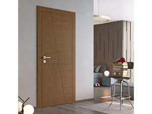 Распашная дверь из шпона