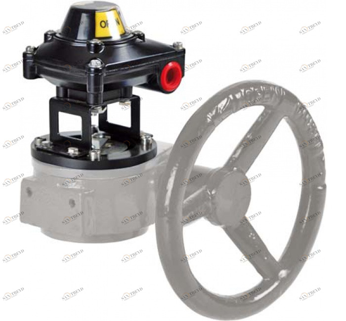 GENEBRE 5981 00 Коробка концевых выключателей, установленная на редукторе (*) 