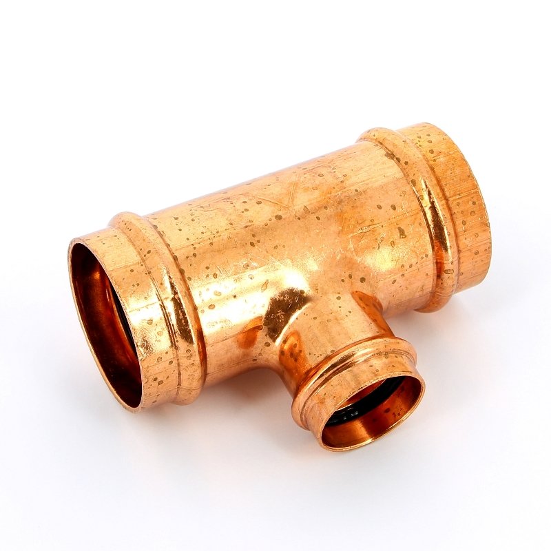 Тройник пресс 54x35x54 медный IBP P513005435054 - Вид №1